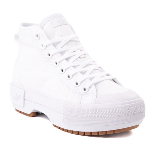 adidas Shoes - NEW Adidas Nizza Trek White Platform Sneaker Size 7